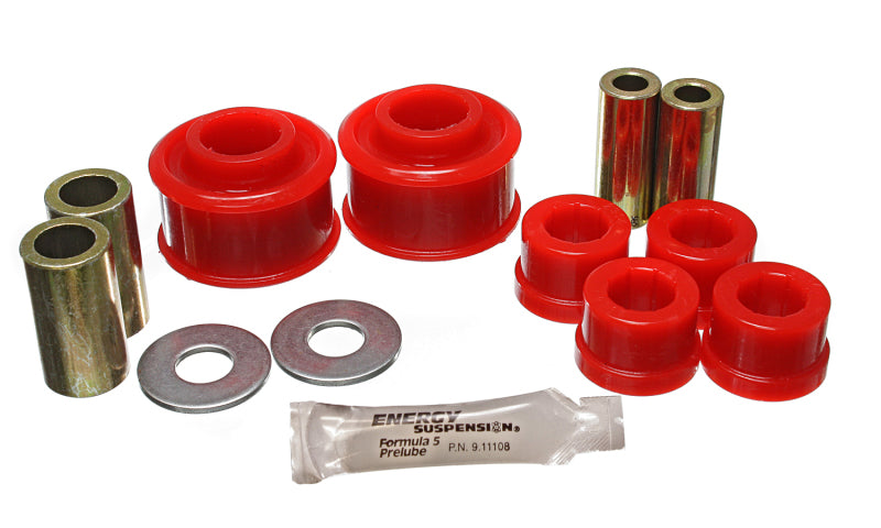 ES Cntrl Arm Bushings - Red - Energy Suspension Subaru Crosstrek/Forester/Impreza/Legacy/WRX Red Front Control Arm Bushing Set