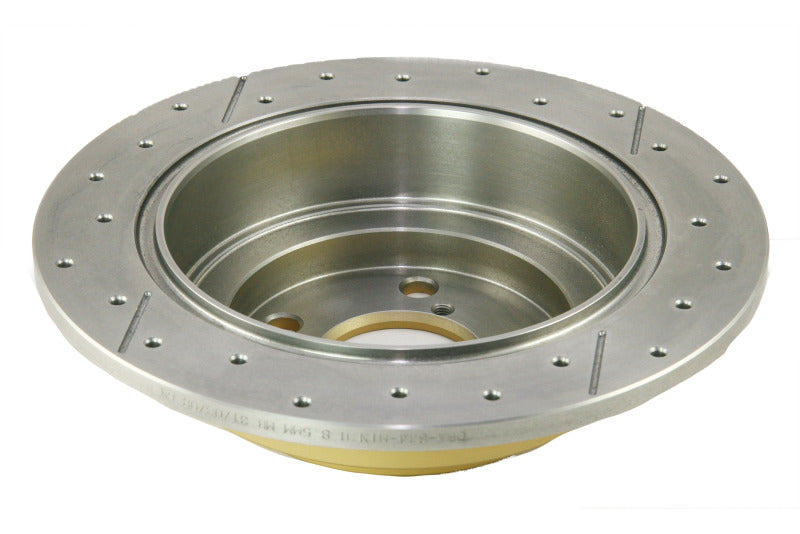 DBA Street Slot&Drill Rotors - DBA 02-06 WRX / 98-07 Impreza 2.5L RS Rear Drilled & Slotted Street Series Rotor