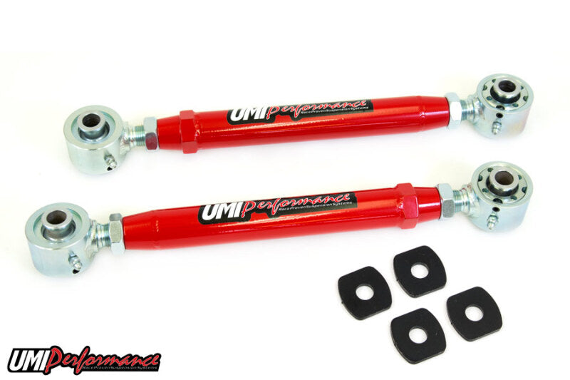 UMI Alignment Toe Arms - UMI Performance 08-09 Pontiac G8 10-14 Camaro Toe Rods Adj Rotojoint