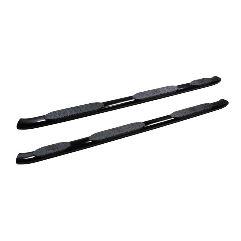 WES Nerf Bars - PRO TRAXX 5 - Westin 2019 Chevrolet Silverado Double Cab w/ 6.5in Bed PRO TRAXX 5 W2W Oval Nerf Step Bars - Black