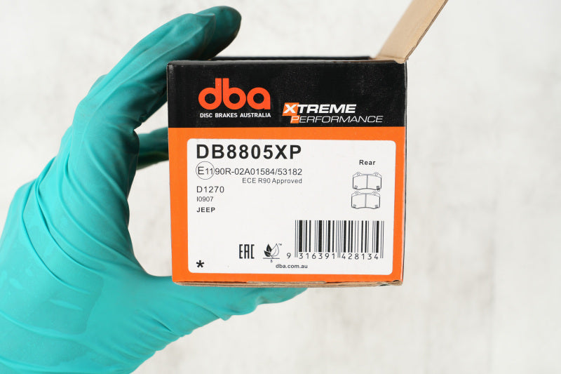 DBA XP Performance Brake Pads - DBA 12-21 Jeep Grand Cherokee SRT XP Performance Rear Brake Pads