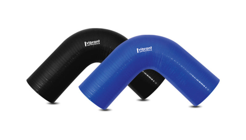 VIB 4 Ply Hoses - Vibrant 90 Degree Silicone Elbow 2.375in ID x 5.00in Leg Length - Black