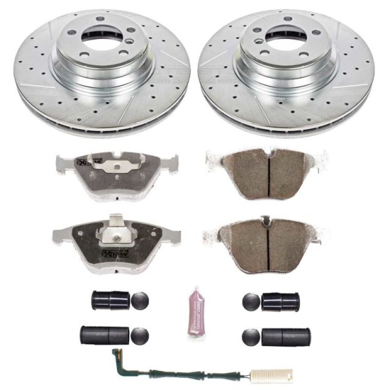 PSB Z26 Street Warrior Kit - Power Stop 02-05 BMW 745i Front Z26 Street Warrior Brake Kit