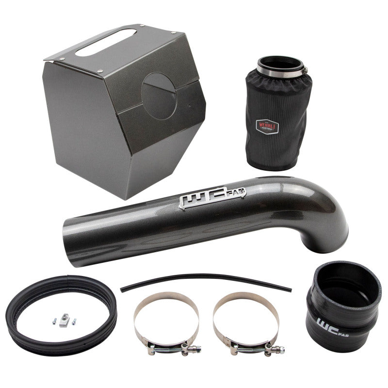 WCF Intake Kit - Wehrli 17-19 Chevrolet 6.6L L5P Duramax 4in Intake Kit - Bengal Grey