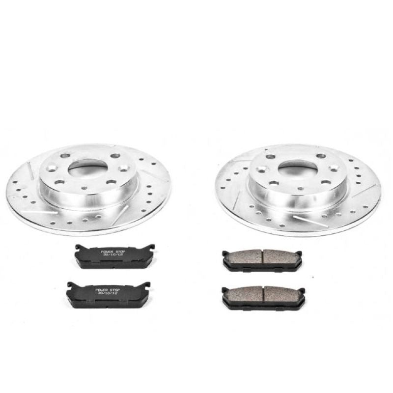 PSB Z23 Evolution Kit - Power Stop 90-93 Mazda Miata Rear Z23 Evolution Sport Brake Kit