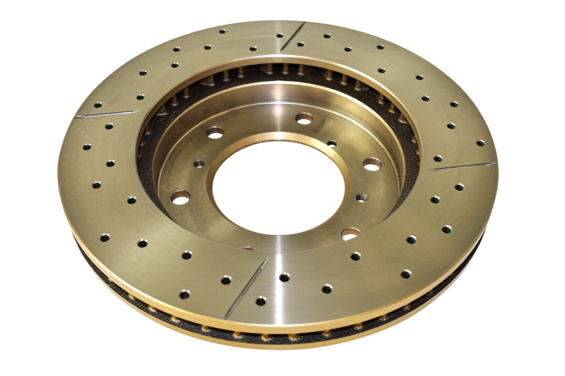 DBA Street Slot&Drill Rotors - DBA 15-18 Subaru Legacy 2.5i Front Drilled & Slotted Street Series Rotor