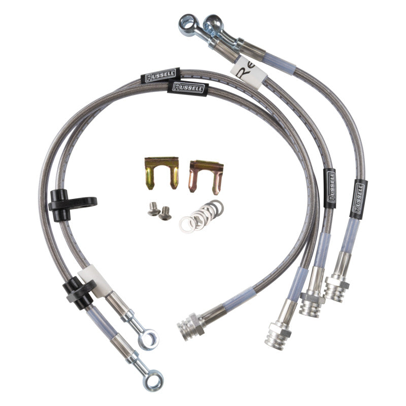 RUS Brake Line Kits - Russell Performance 05-09 Scion TC Brake Line Kit