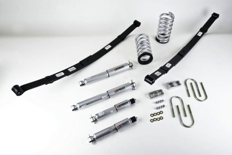 BT Lower Kit w SP Shocks - Belltech LOWERING KIT 82-93 S10 2inch-3inch/4inch SP SHOCKS