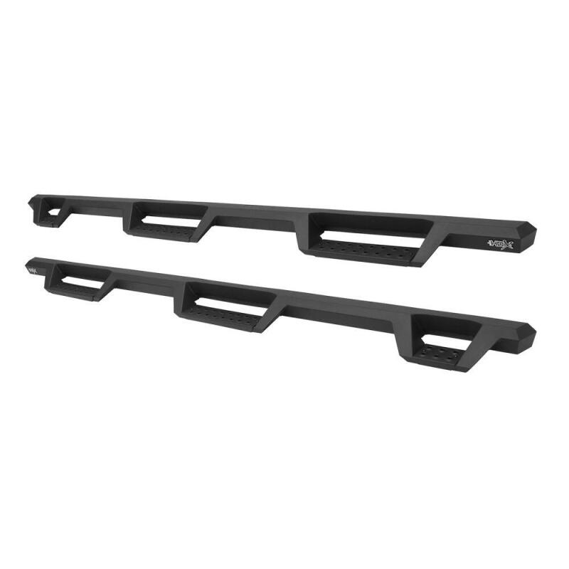 WES Nerf Bars - HDX Drop - Westin/HDX 09-18 Dodge/Ram 1500 Crew Cab (5.5ft Bed) Drop Wheel to Wheel Nerf Step Bars - Txt Black