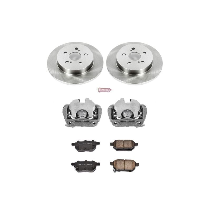 PSB Autospecialty Kit w/Cals - Power Stop 09-10 Pontiac Vibe Rear Autospecialty Brake Kit w/Calipers