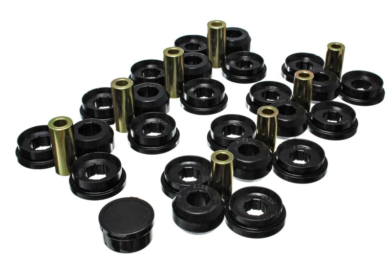 ES Cntrl Arm Bushings - Black - Energy Suspension 03-09 Lexus Gx470 / 07-09 Toyota FJ Cruiser Black Rear End Control Arm Bushing Set