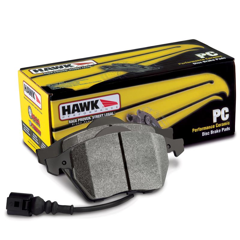 HAWK Ceramic Brake Pad Sets - Hawk 13 Subaru BRZ / 13 Scion FR-S Perf. Ceramic Front Street Brake Pads