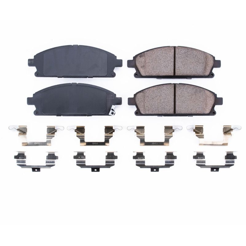 PSB Z17 Evolution Brake Pads - Power Stop 03-06 Acura MDX Front Z17 Evolution Ceramic Brake Pads w/Hardware
