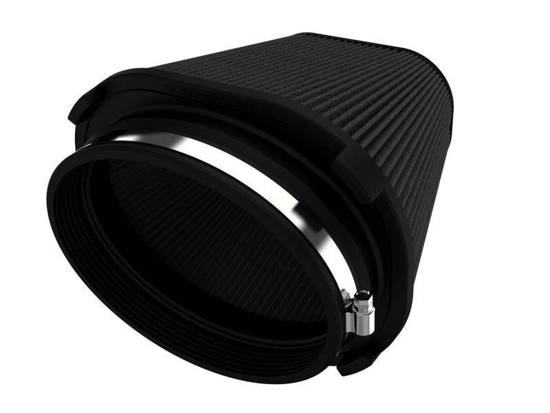 AFE Universal Pro-5 R Filter - aFe MagnumFLOW Black Pro-5 R Air Filter (Use w/ PN 57-10002/57-10009/57-10018/57-10028)