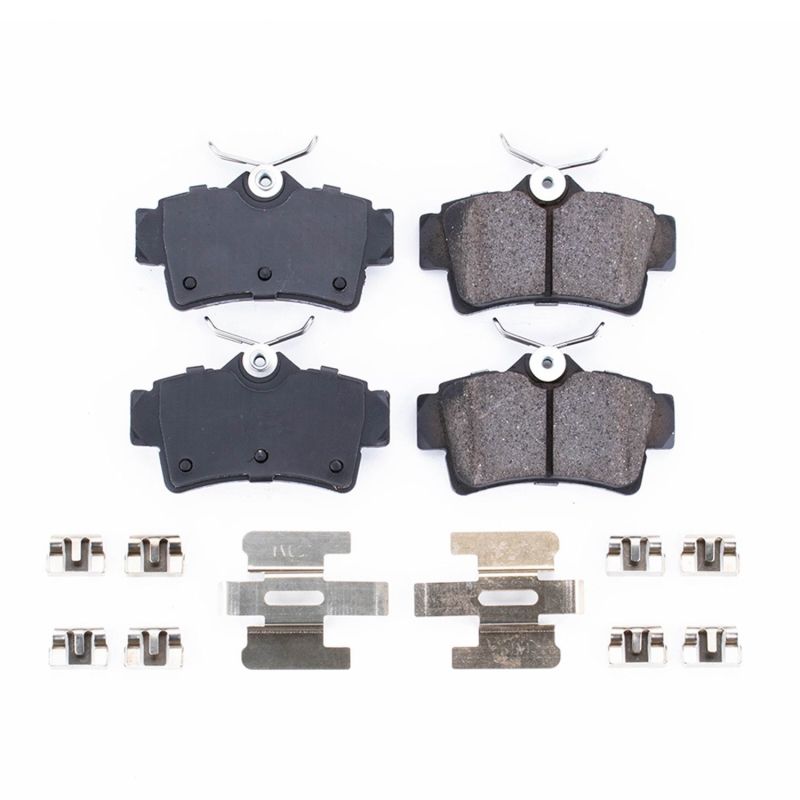 PSB Z17 Evolution Brake Pads - Power Stop 94-01 Ford Mustang Rear Z17 Evolution Ceramic Brake Pads w/Hardware