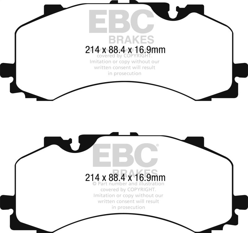 EBC Bluestuff Brake Pad Sets - EBC 2020+ Audi A8 quattro D5 4.0T/Electric (60) Bluestuff Front Brake Pads