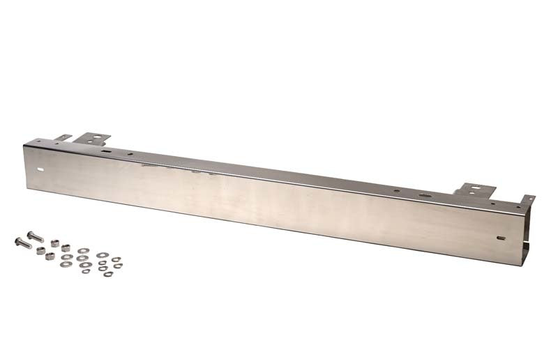 KEN Rear Bumpers - Kentrol 97-06 Jeep Wrangler TJ 50 Inch Rear Bumper - Polished Silver