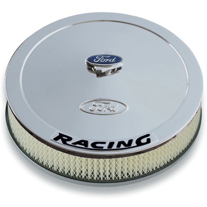 FR Air Cleaners - Ford Racing Air Cleaner Kit - Chrome w/ Black Emblem