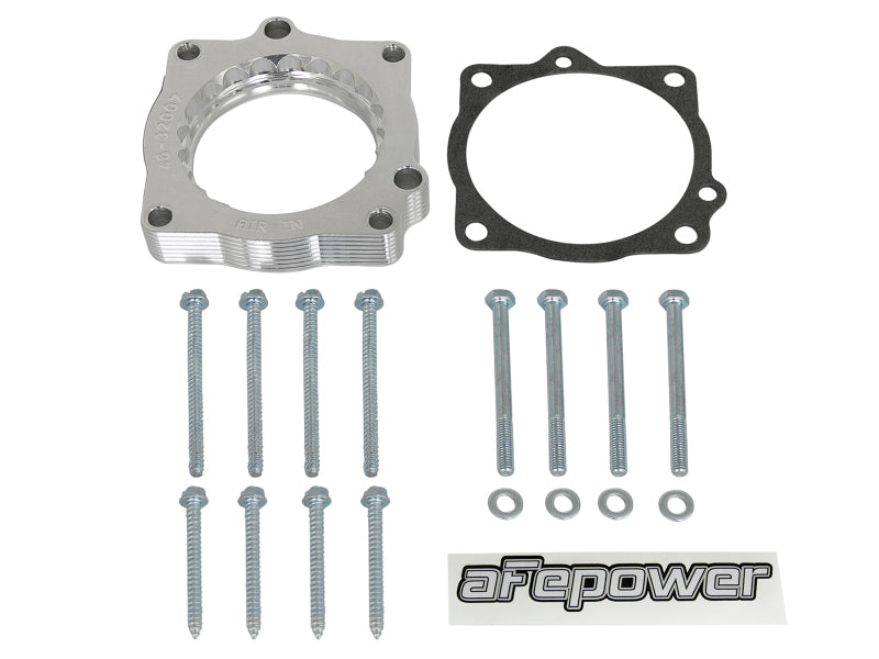 AFE Silver Bullet TBS CARB Approved - aFe Silver Bullet Throttle Body Spacers TBS Dodge Challenger SRT8 11-12 V8-6.4L