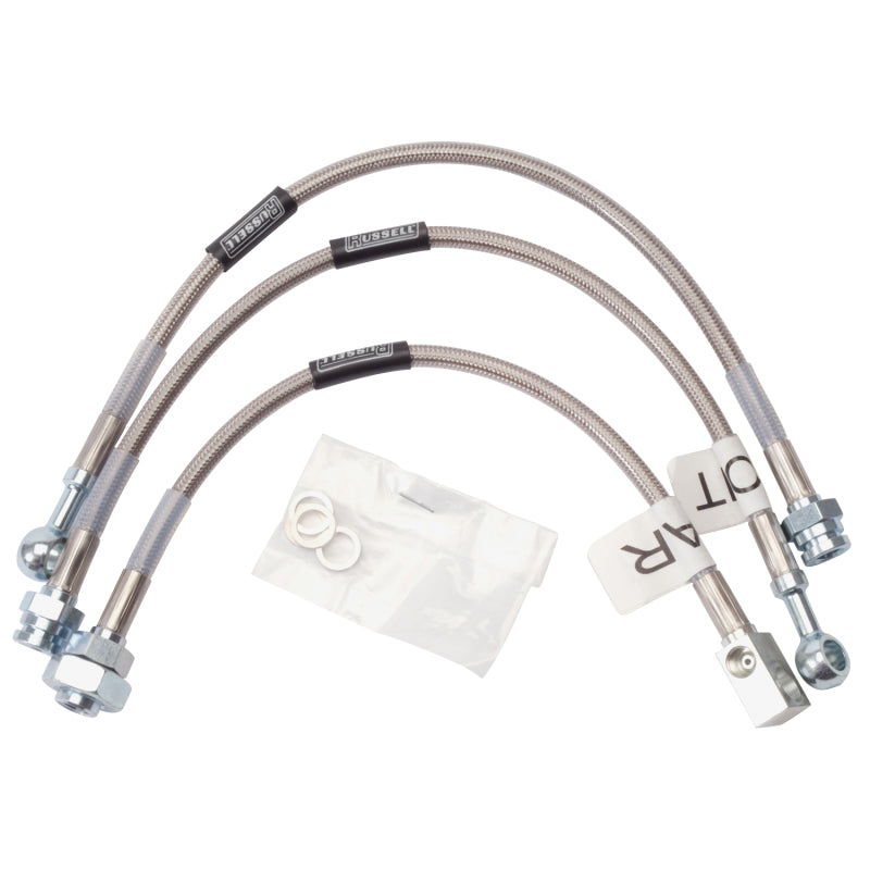 RUS Brake Line Kits - Russell Performance 98-02 Pontiac Firebird (without Traction Control) Brake Line Kit