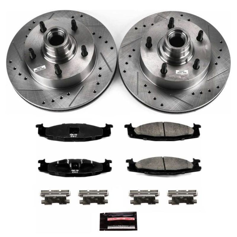 PSB Z23 Evolution Kit - Power Stop 2003 Ford E-150 Front Z23 Evolution Sport Brake Kit