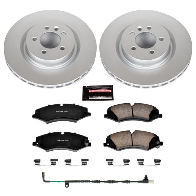 PSB Z23 Evolution Coated Kit - Power Stop 11-16 Land Rover LR4 Front Z23 Evolution Sport Coated Brake Kit