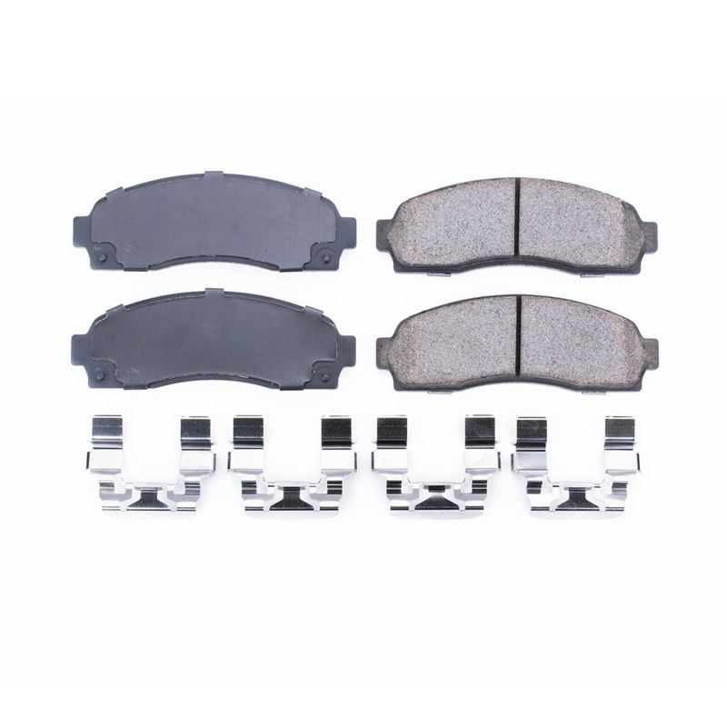 PSB Z17 Evolution Brake Pads - Power Stop 05-06 Chevrolet Equinox Front Z17 Evolution Ceramic Brake Pads w/Hardware