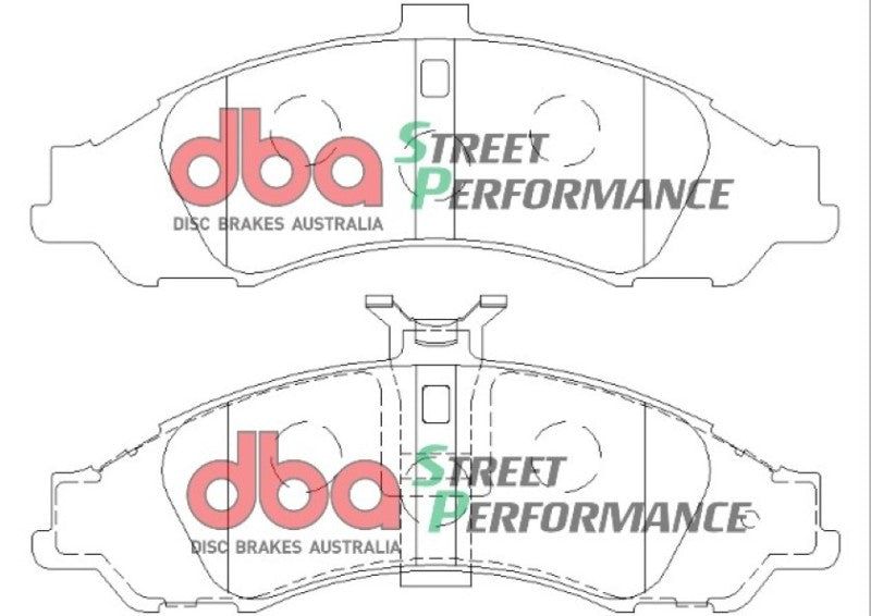 DBA SP500 Brake Pads - DBA 04 Pontiac GTO SP500 Front Brake Pads