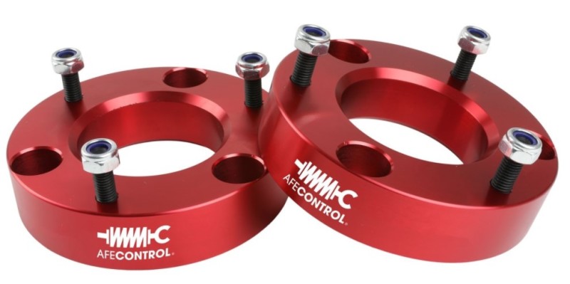 AFE Leveling Springs - aFe CONTROL 2.0 IN Leveling Kit 07-21 GM 1500 - Red