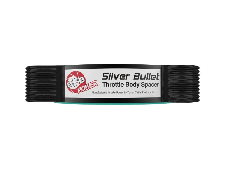 AFE Silver Bullet TBS - aFe 2020 Vette C8 Silver Bullet Aluminum Throttle Body Spacer / Works With aFe Intake Only - Black
