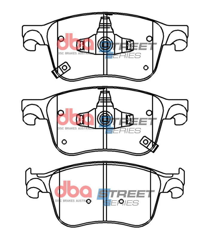 DBA Street Series Brake Pads - DBA 2017+ Honda Accord Street Series Front Brake Pads