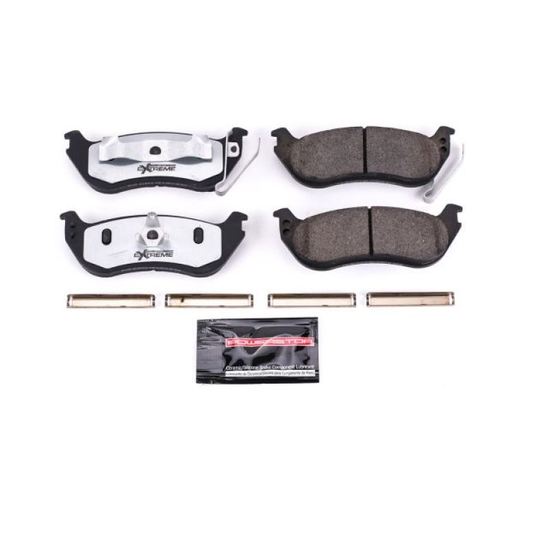 PSB Z36 Truck & Tow Brake Pads - Power Stop 06-10 Ford Explorer Rear Z36 Truck & Tow Brake Pads w/Hardware