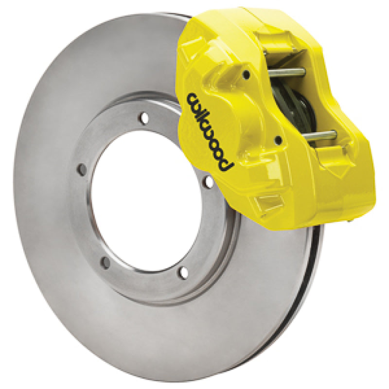 D45 Brake Kits - Wilwood 84-89 Porsche 911 D45 11.10in. Front Brake Kit w/ Flex Lines - Yellow