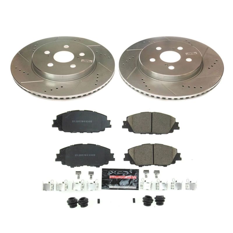 PSB Z23 Evolution Kit - Power Stop 2019 Toyota Corolla Front Z23 Evolution Sport Brake Kit