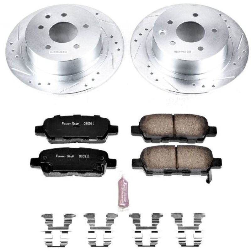 PSB Z23 Evolution Kit - Power Stop 07-10 Nissan Altima Rear Z23 Evolution Sport Brake Kit