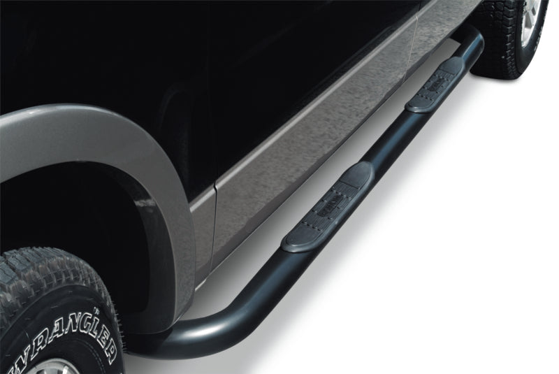 GOR Steps - 4000 - Blk - Go Rhino 05-20 Toyota Tacoma 4000 Series SideSteps - Cab Length - Black