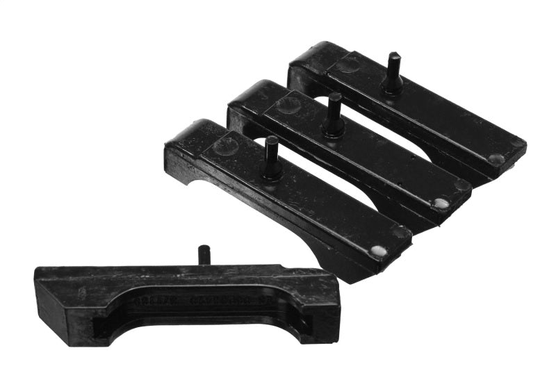ES Radiator Isolators - Black - Energy Suspension GM SBC Black Radiator Isolator Pad Set - 3 Row