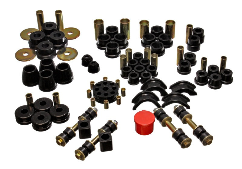 ES Hyper-Flex Sets - Black - Energy Suspension 74-78 Nissan 260Z/280Z Black Hyper-Flex Master Bushing Set