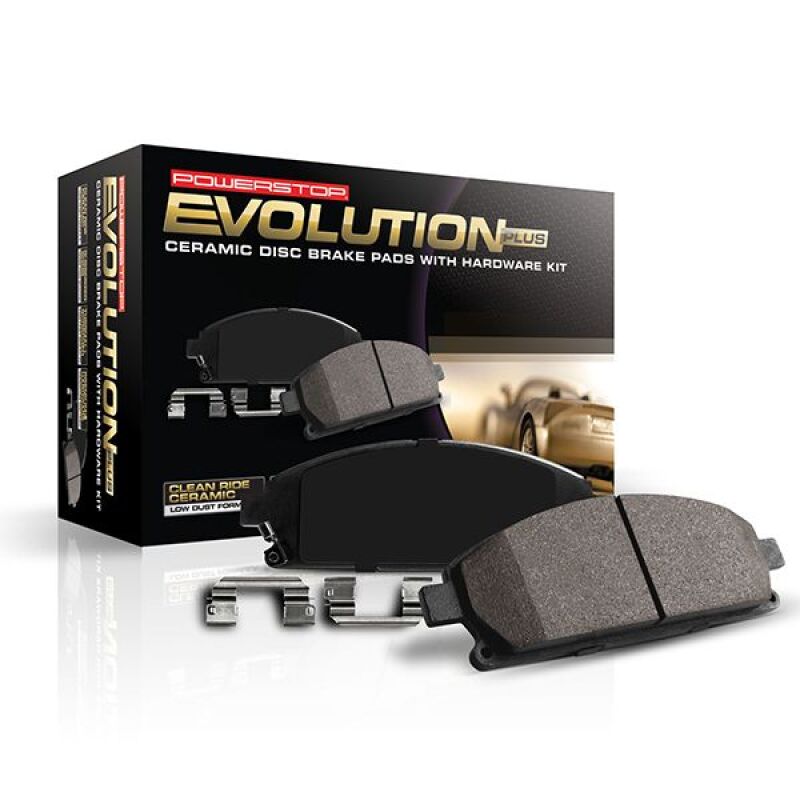 PSB Z17 Evolution Brake Pads - Power Stop 2024 Ford Mustang Front Z17 Evo Ceramic Pad w/Hardware