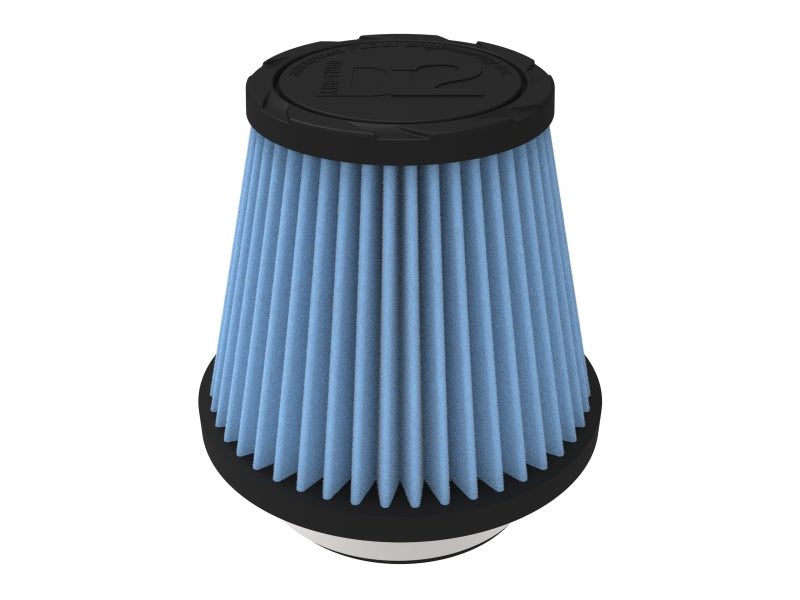 AFE Universal D2 Dura Dry Air Filter - aFe POWER Universal Clamp-On Air Filter w/ D2 Dura-Dry Media - 3-1/2in F x 6in B x 4in T x 5in H