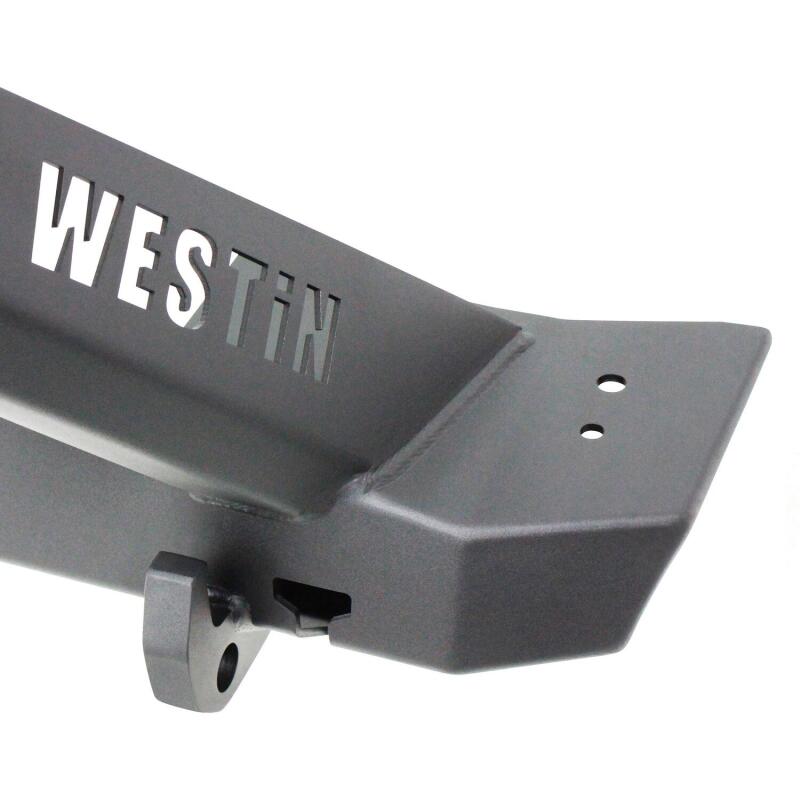 WES Snyper Stubby Bumpers - Westin 18-19 Jeep Wrangler JL WJ2 Stubby Front Bumper - Textured Black