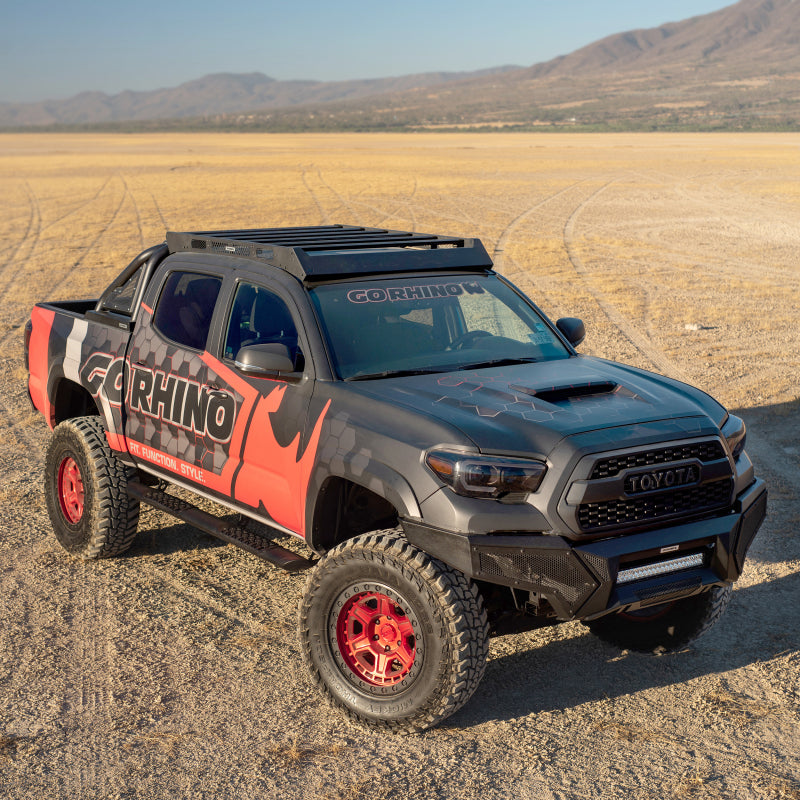 GOR Vertex V3 Side Steps - Go Rhino 24-25 Lexus GX550 V-Series V3 Aluminum Side Steps & Mounting Brackets Kit