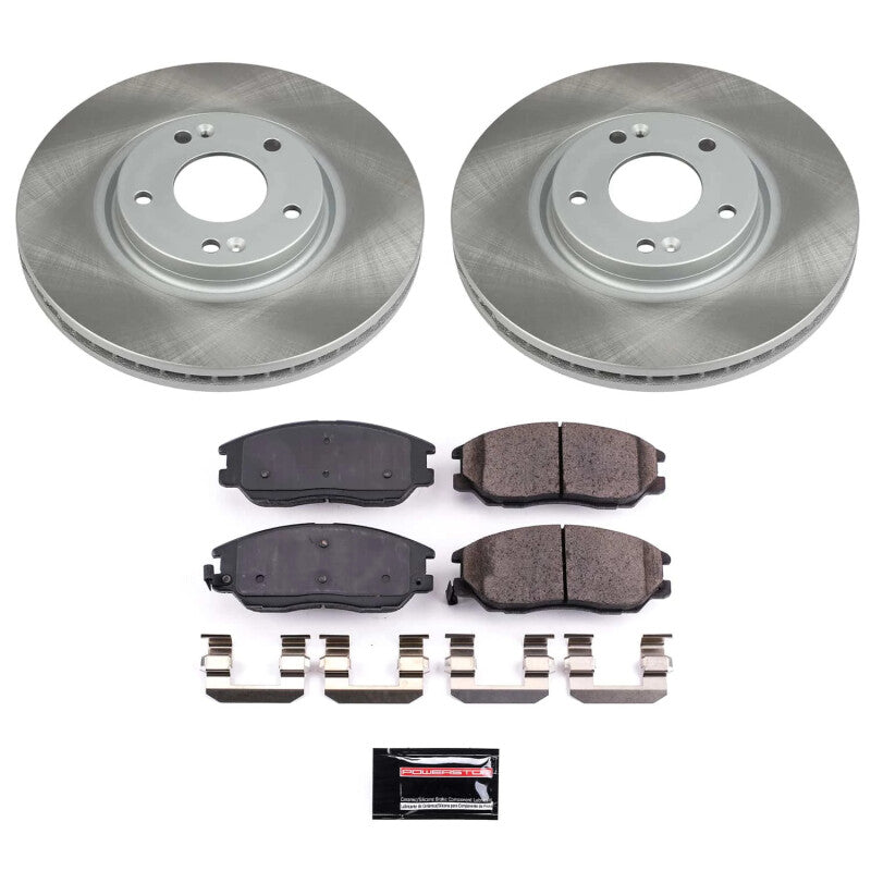 PSB Semi-Coated Rotor Kits - Power Stop 04-06 Kia Amanti Front Semi-Coated Rotor Kit