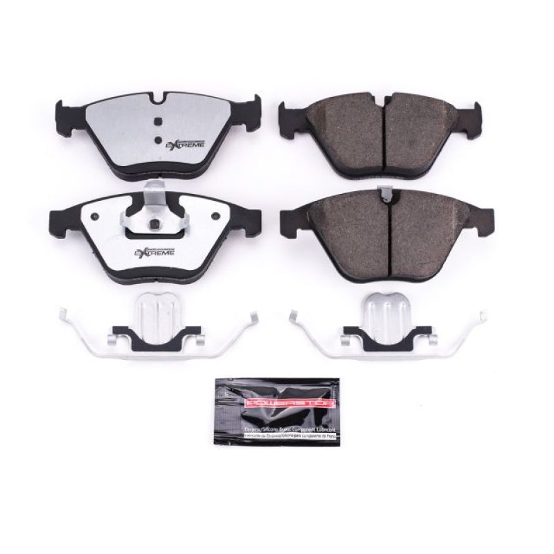 PSB Z26 Extreme Brake Pads - Power Stop 08-13 BMW 328i Front Z26 Extreme Street Brake Pads w/Hardware