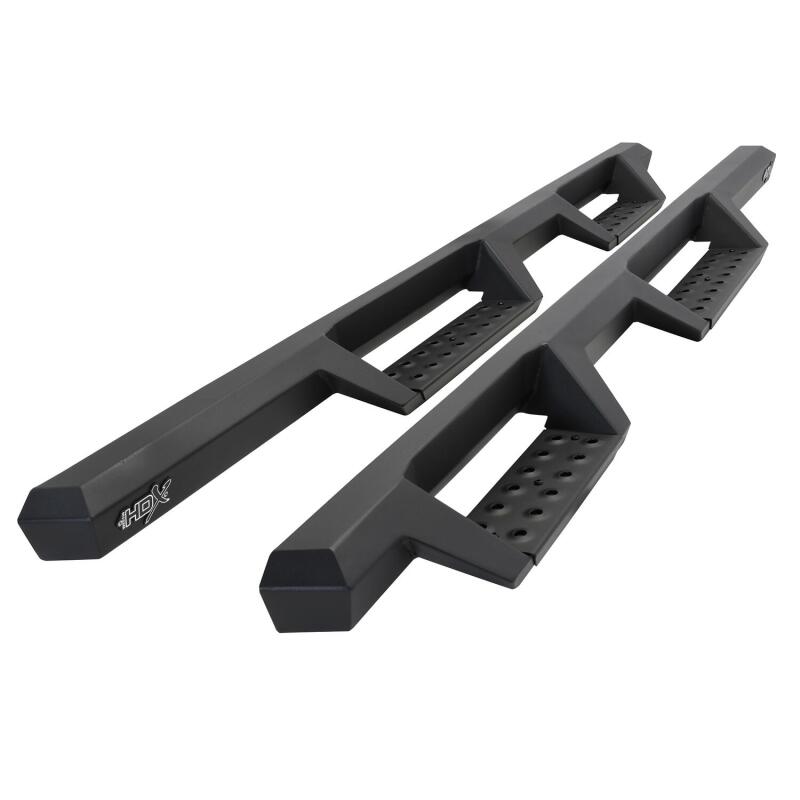 WES Nerf Bars - HDX Drop - Westin/HDX 2021+ Ford Bronco Drop Nerf Step Bars - Textured Black