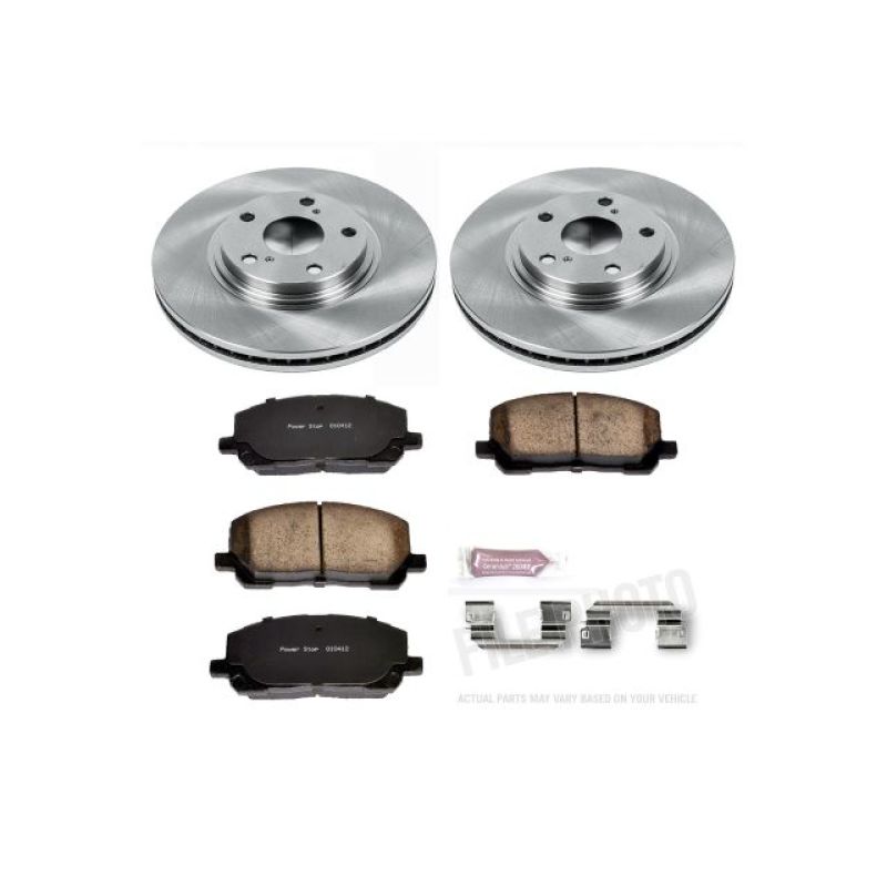 PSB Autospecialty Kit - Power Stop 01-07 Toyota Highlander Front Autospecialty Brake Kit