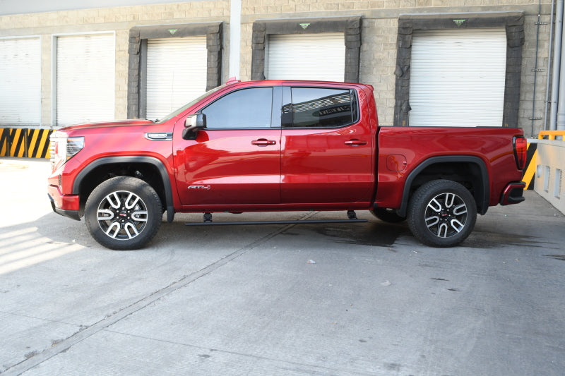 GOR RealTruck VoltStep Running Boards - RealTruck 19-25 Chevy Silverado 1500 CC 4dr VoltStep Electric Running Board Kit - Bedliner Coating