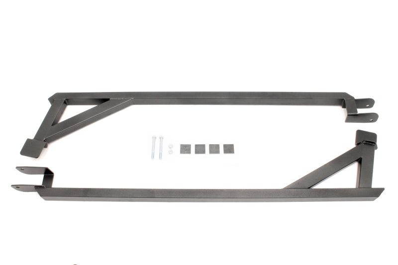 BMR Subframe Connectors - BMR 82-82 3rd Gen F-Body Weld-On Boxed Subframe Connectors (Inside Frame Exhaust) - Black Hammertone
