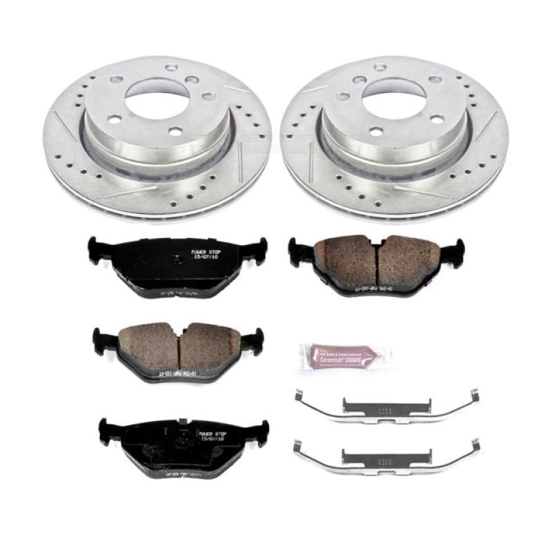 PSB Z23 Evolution Kit - Power Stop 2000 BMW 323Ci Rear Z23 Evolution Sport Brake Kit