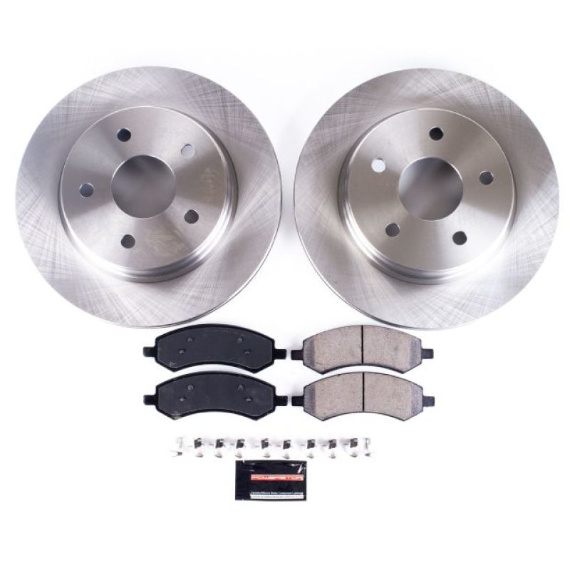 PSB Autospecialty Kit - Power Stop 07-09 Chrysler Aspen Front Autospecialty Brake Kit